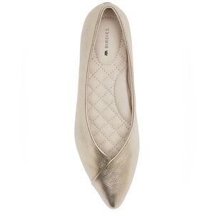 Birdies | Goldfinch Pointed Women's Metallic Flats